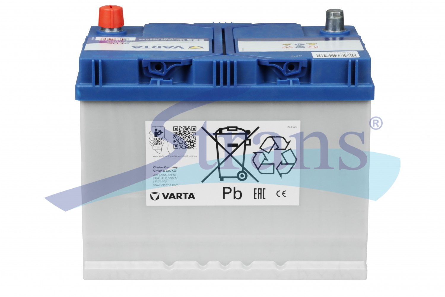Акумулятор Varta 12V 70Ah 630A R+ Dynamic Sli 261*175*220Mm